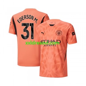 Manchester City Ederson M 31 Golmanski Gostujući Nogometni Dres 2024-2025